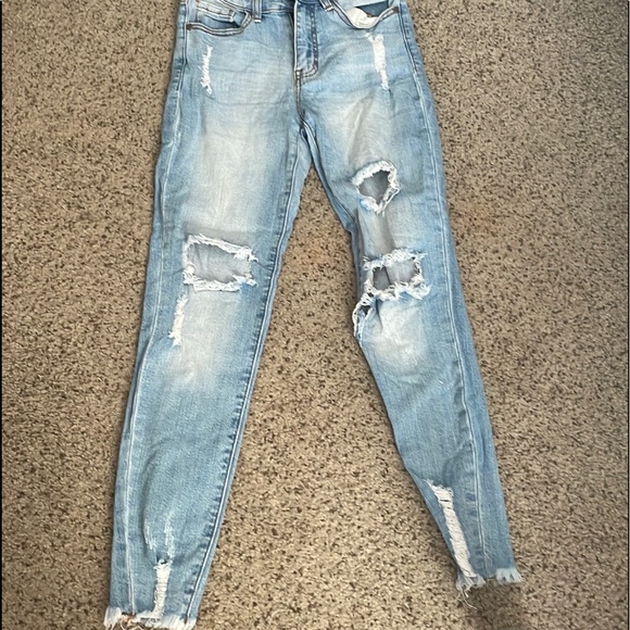 Pair of Light Washed Jeans - Picture 2 of 6